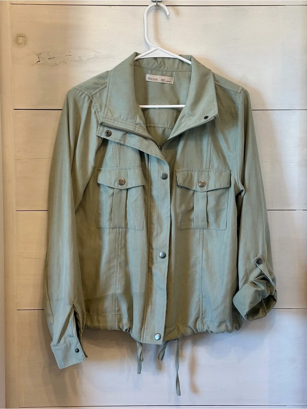 Dusty Sage Lightweight Utility Jacket